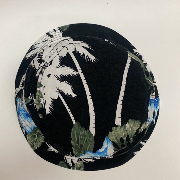 KB Ethos Bucket Hat Tropical Print Kansas City Logo - Picture 3 of 5